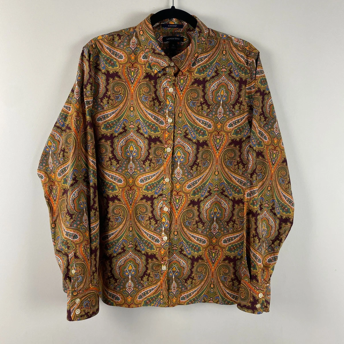 Lands' End Cotton Paisley Regular Size Tops for Women for sale | eBay