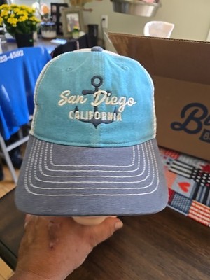 San Diego California  Snapback Hat / Cap By Zephyr - New Sweet Vintage Look