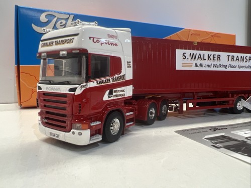 Tekno 1:50 Scale Scania R470 6x2 Tag Topline With Walking Floor Trailer Legras - Picture 2 of 24