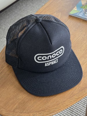   Vintage CONOCO Asphalt Snapback Trucker Hat ~ UNWORN!! K-Brand 