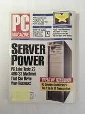 PC Magazine MAR 17, 1992 Vol. 11 No. 5 Back Issue COMPUTER Magazine Server Power