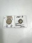1954-P  Washington Quarter-1951 D Dime 90% Silver | Uncertified Coin Lot