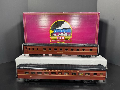 MTH 20-64096 Pennsylvania PRR 70' dormitorio comedor pasajero juego de 2 vagones nuevo en caja | Zustand: Used