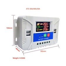 Chargeur Batterie Contrôleur 12V 24V -35°C à +60°C Paramètres Réglables