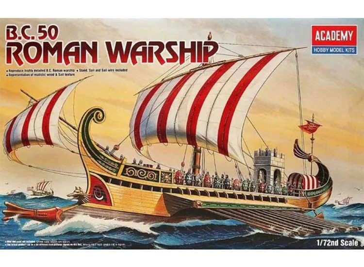 Academy 14207 1/72  Roman Warship circa B.C.50