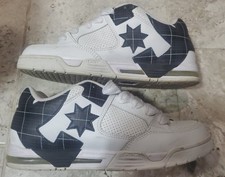 ZAPATOS DC MODELO ULTRA RAROS MODELO COMANDO BLANCO/A CUADROS PARA HOMBRE TALLA US10.5 ¡SOLO UNO!!