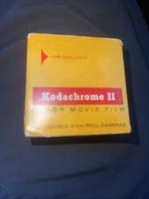 NOS Vintage Kodachrome II Movie Film Double 8mm Daylight 25 Ft Expired Sep 1965