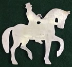 Vintage Gorham 1979 Man on Horseback Sterling Silver Christmas Ornament 20 grams — photo 3