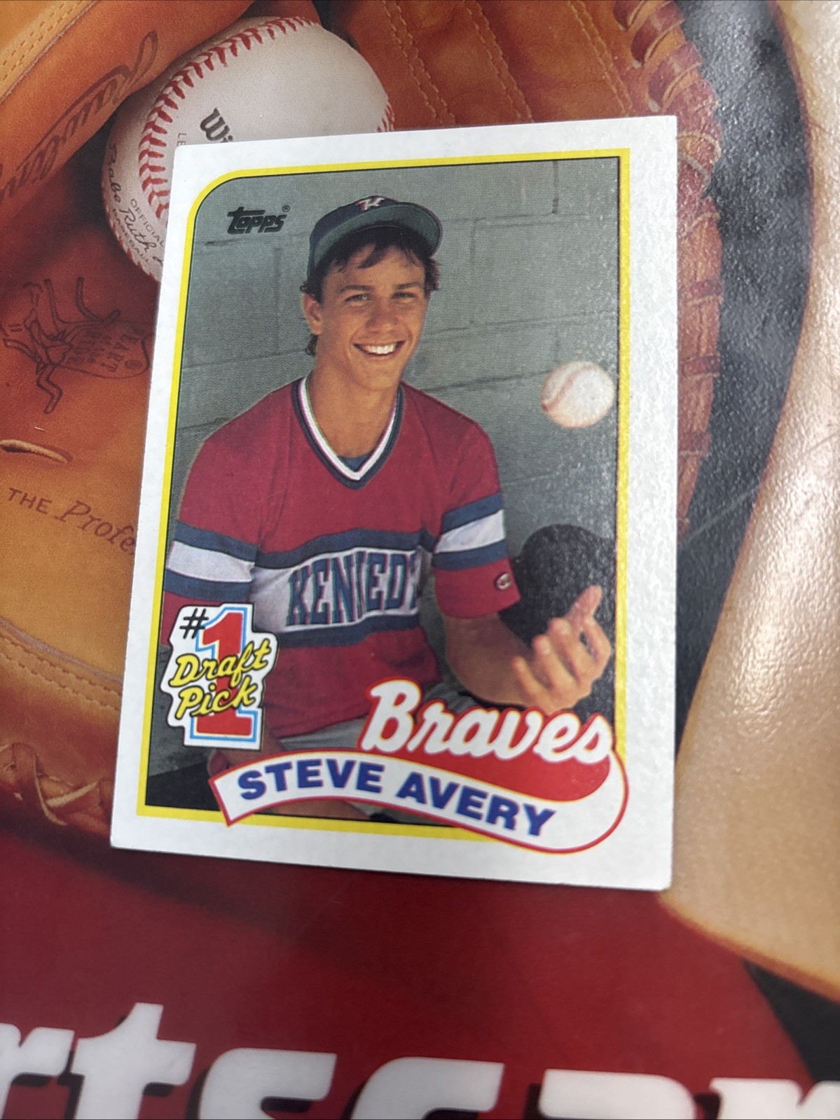 1989 Topps #784 Steve Avery RC Rookie Baseball Card