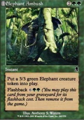 Elephant Ambush~240/350~LP~(ODY) - Odyssey~MTG