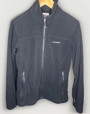 Columbia Women's Black Fleece Interchange Full Zip Jacket Size M Spring Light