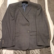 TU mens 2 piece suit Ch46 w42 L31  check