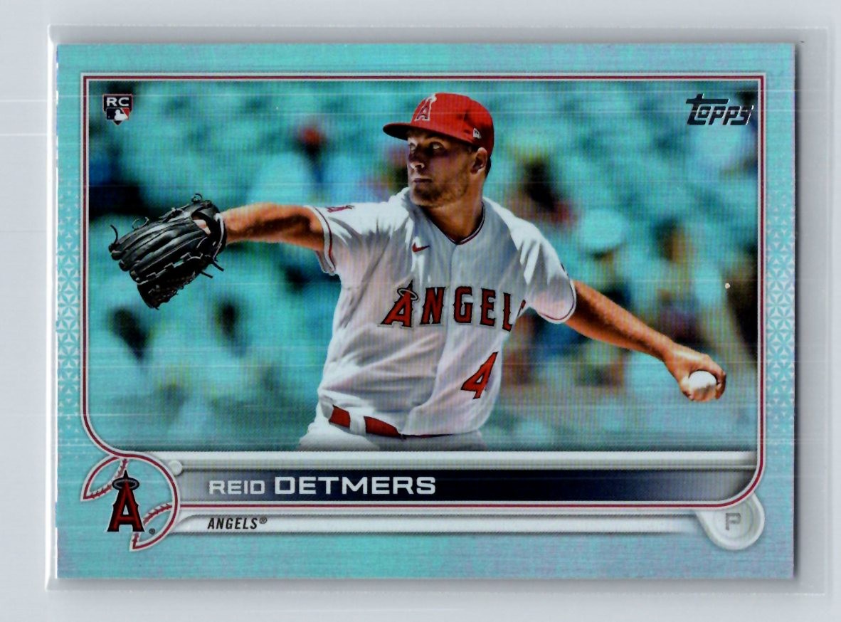 2022 Topps Rainbow Foil #201 Reid Detmers Rookie Los Angeles Angels