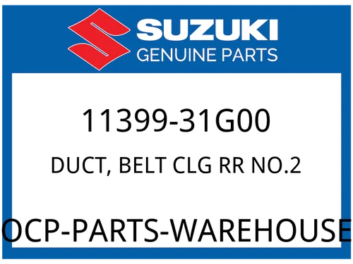 DUCT, BELT CLG RR NO.2