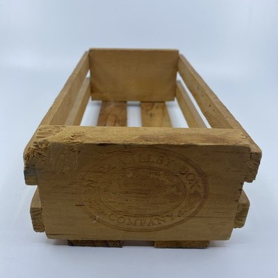Vintage Fido Brand Napa Valley Box Co. 12 Cassette Tape Storage Holder All Wood