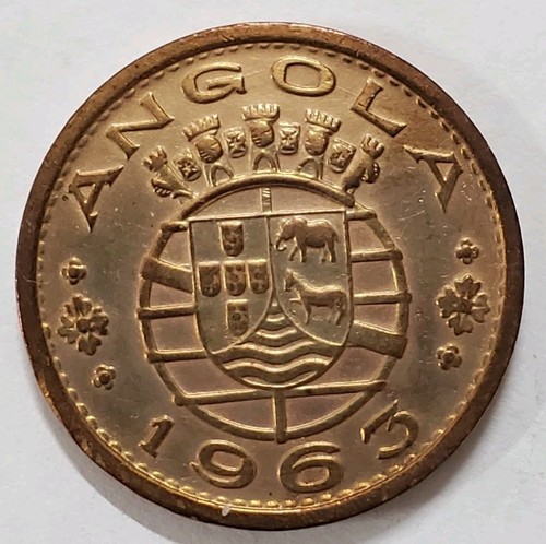 1963 Angola 1 Escudo Coin