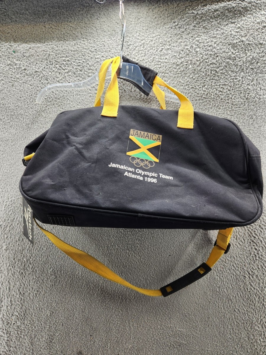 Vintage Reebok Bag Jamaican Olympic Team 1996 Atlanta Duffel Black