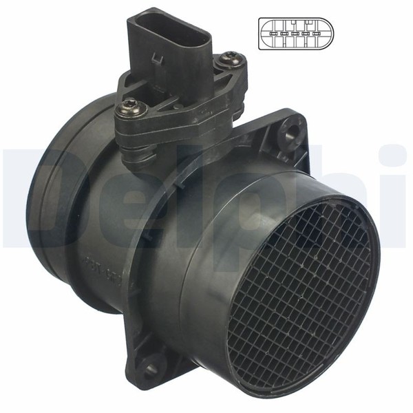 1X Delphi AF10266-12B1 Luftmassenmesser FüR Audi-image