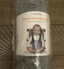 Liuliuby Portable Fabric Harness High Chair Baby Toddler Travel Seat Gray, NEW