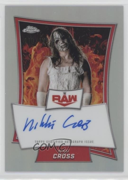 2025 Topps Chrome WWE Red Brand Auto Refractor /175 Nikki Cross #RBA-NIK