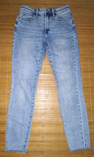 Lauren Conrad High Rise Skinny Jeans Raw Hem Größe 6