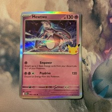 Mewtwo 063/128 NM - Carta Pokemon - ME: 30° Celebrazione