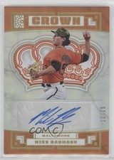 2022 Panini Capstone Crown Holo Gold 10/25 Mike Baumann #C-MB Auto 0bt4