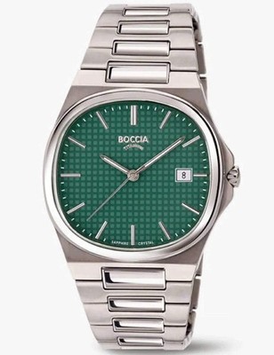 Boccia 3657-03 Mens Watch Titanium Sapphire crystal 39mm 5ATM