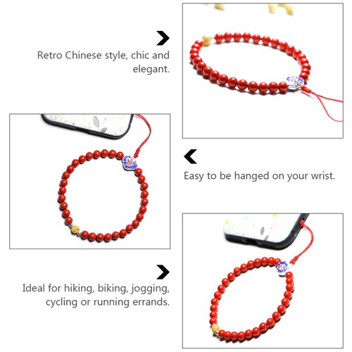 Handy-Ornamente Mann Kind Dekoratives Schlüsselband Retro-Handy-Lanyard - 第 12/12 張圖片