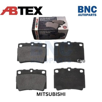 Abtex Rear Brake Pads fits MITSUBISHI CHALLENGER / SHOGUN SPORT 1998-2022