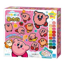 Kawada 80-57067 Kirby Star Perler Perline Kit Artigianale - 3000 Pezzi, 18 Colori