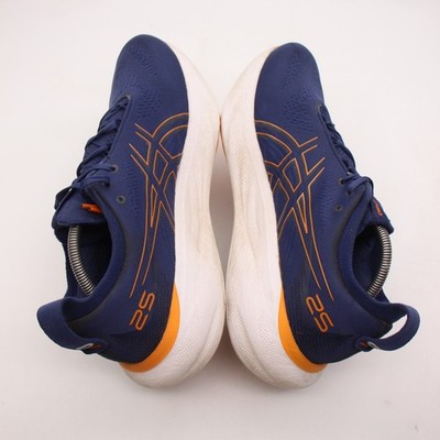 アシックスASICS GEL-NIMBUS 25 ネイビー/オレンジ　25cm ASICS Gel-Nimbus 25 Men's Size 11.5 Blue Orange Running
