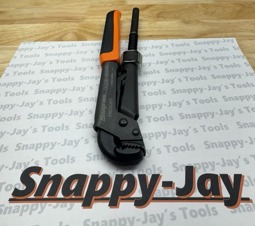 Snap-on Tools NEW ORANGE 8-5/8" Soft Grip Quick Adjust Pliers Wrench PWZ0QAO - Picture 8 of 8