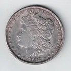 1878 Philadelphia Mint Uncirculated Reverse of 1879 Morgan Silver Dollar