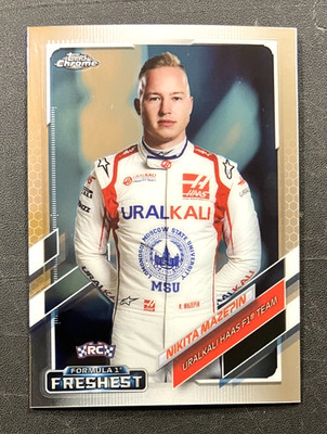 Nikita Mazepin Rookie #175 - 2021 Topps Chrome F1 Formula 1 RC Card - MINT