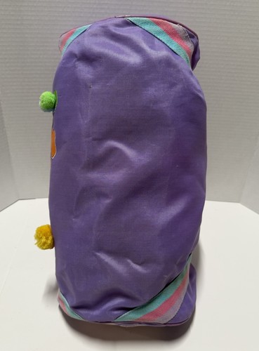 Vintage 80er Jahre Popples lila Reisetasche Sporttasche Reißverschluss Kinder Kids - Bild 9 von 11