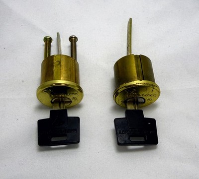 TWO (2)  Mul-T-Lock High Security Rim Cylinders