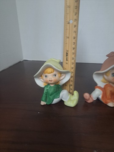 3er Set Vintage 70er Jahre Homco Pixie Elfen #5213 Figuren - Bild 5 von 14