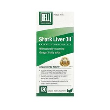 Shark Liver Oil 120 Softgels by Bell Lifestyle