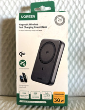 UGREEN Qi2 Magnetic Wireless Power Bank 30W 10000mAh USB-C Black MagSafe