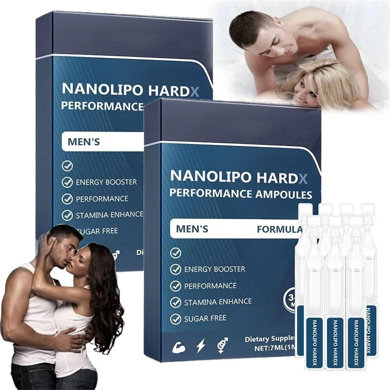 Ampollas de rendimiento NanoLipo HardX de 7-35 piezas - Rendimiento de refuerzo de energía para hombre Foto 2 de 4