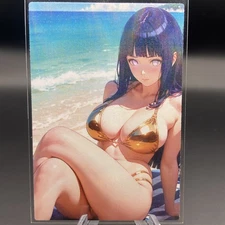 Hinata Hyuga Anime Waifu Card Doujin ACG Goddess Holo
