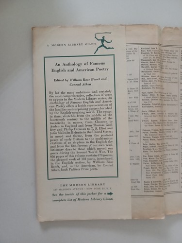 The Anthology of Famous English and American Poetry- Modern Library 1945 Giant - Imagen 4 de 16