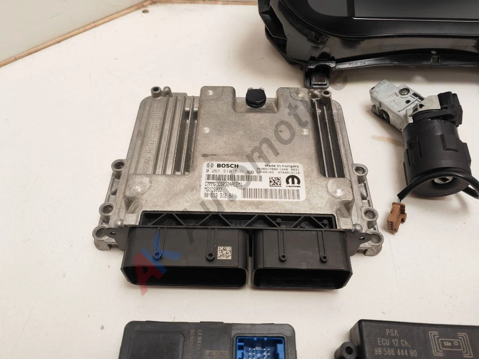 Vauxhall Corsa F 19-24 Engine ECU Lock Set Kit Key Digital Speedo 1.2 9851331280 - Image 2 of 4