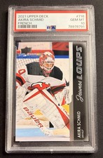 21-22 YOUNG GUNS JEUNES LOUPS FRENCH AKIRA SCHMID RC #716 GEM MINT PSA 10 POP 1
