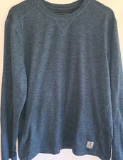 Rugged Elements Durable Utility Mens Size Large Long Sleeve T Shirt Blue