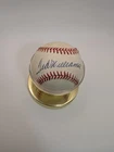 Ted Williams Red Sox HOF signed auto baseball - Bobby Brown ball