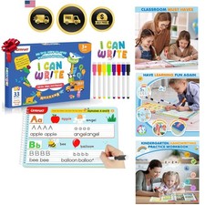 Preschool Learning Workbook Alphabet Tracing Activity Books for Kids Ages 3-8