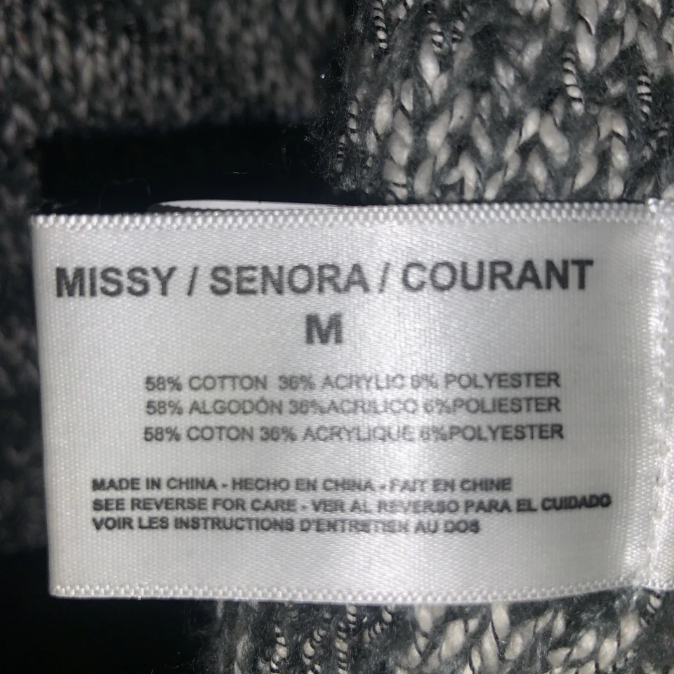 Chaleco suéter gris jaspeado Erika para mujer M   Foto 4 de 4