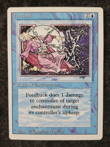 Feedback (NM) Revised  Magic the Gathering MTG ........................(DS3D1K5) - Picture 15 of 20